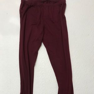 Dark Red Leggings